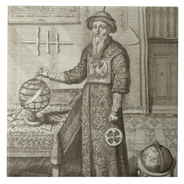 Johann Adam Schall von Bell (1591-1666) from 'Chin Tile (Front)
