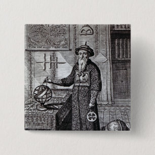 Johann Adam Schall von Bell 2 Inch Square Button