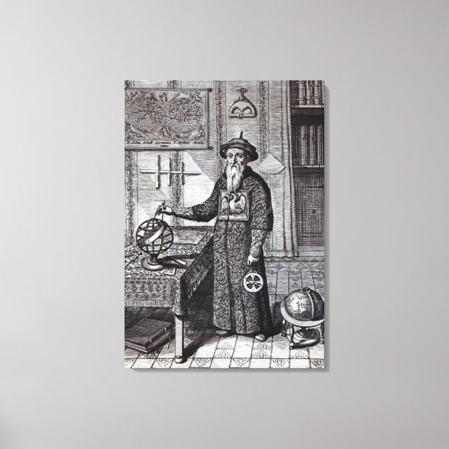 Johann Adam Schall von Bell Canvas Print (Front)