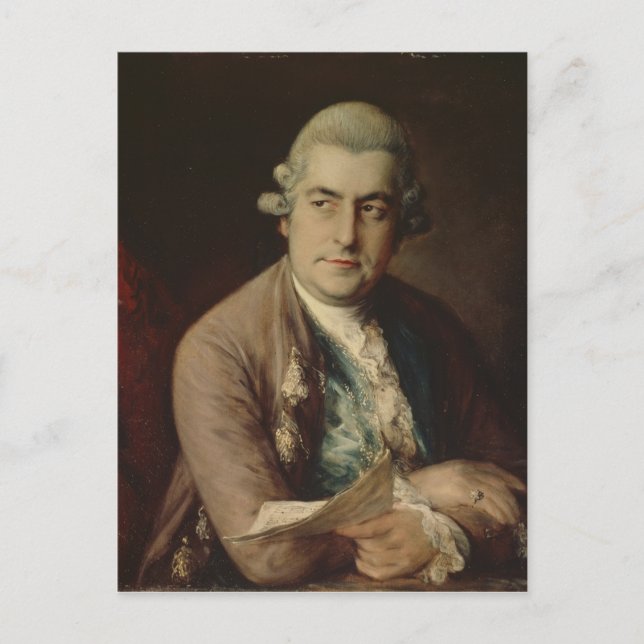 Johann Christian Bach, 1776 Postcard (Front)