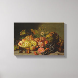 Johann Georg Seitz Vintage Fruit Canvas Print