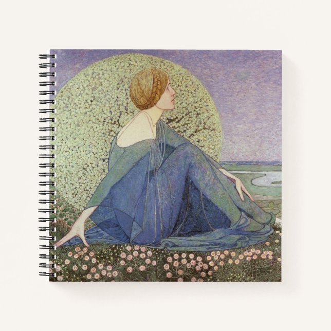 Johann Heinrich Vogeler Beautiful Woman Notebook (Front)