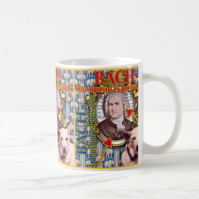 Johann Sebastian Bach Coffee Mug (Right)