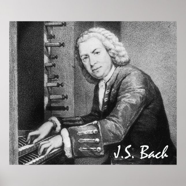 Johann Sebastian Bach Fine Art Poster (Front)