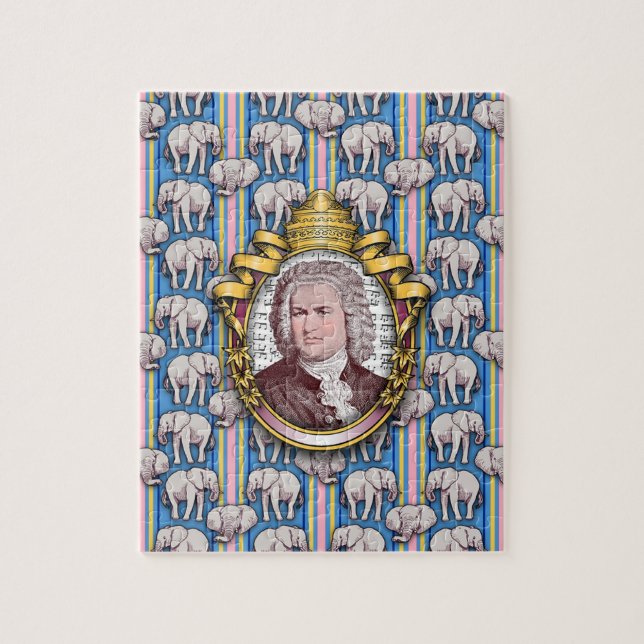Johann Sebastian Bach Jigsaw Puzzle (Vertical)