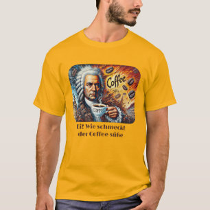 Johann Sebastian Bach Kaffee T-Shirt de base pour 