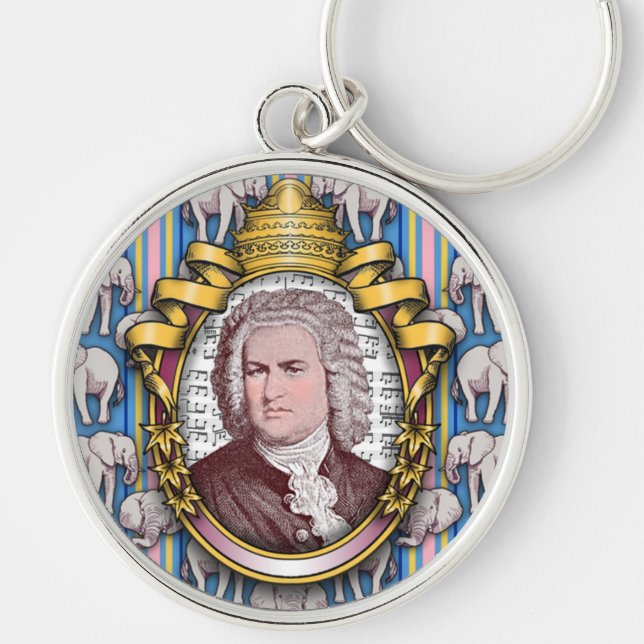 Johann Sebastian BACH Keychain (Front)