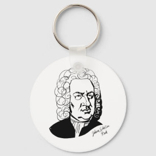 Johann Sebastian Bach Keychain