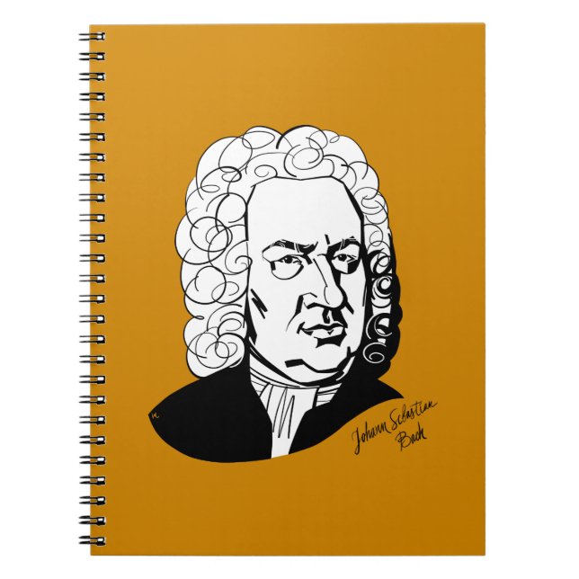 Johann Sebastian Bach Notebook (Front)