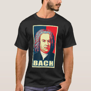 Johann Sebastian Bach Pop Art T-Shirt
