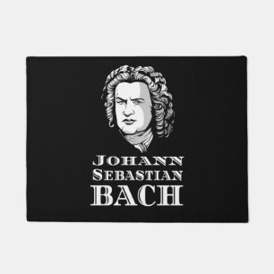 Johann Sebastian Bach Portrait Doormat