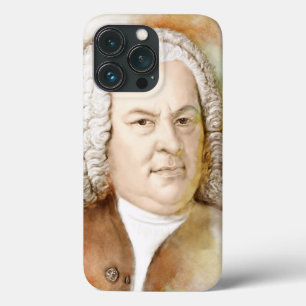 Johann Sebastian Bach Portrait in Beige Case-Mate iPhone 13 Pro Case