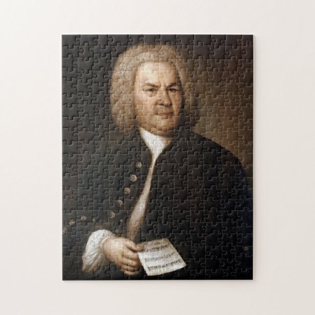 Johann Sebastian Bach Portrait Jigsaw Puzzle (Vertical)