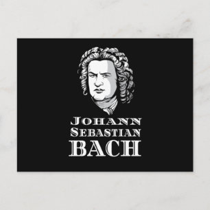 Johann Sebastian Bach Portrait Postcard