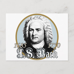 Johann Sebastian Bach Postcard