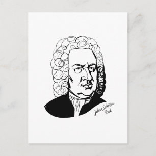 Johann Sebastian Bach Postcard