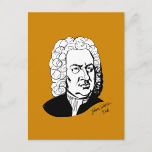 Johann Sebastian Bach Postcard