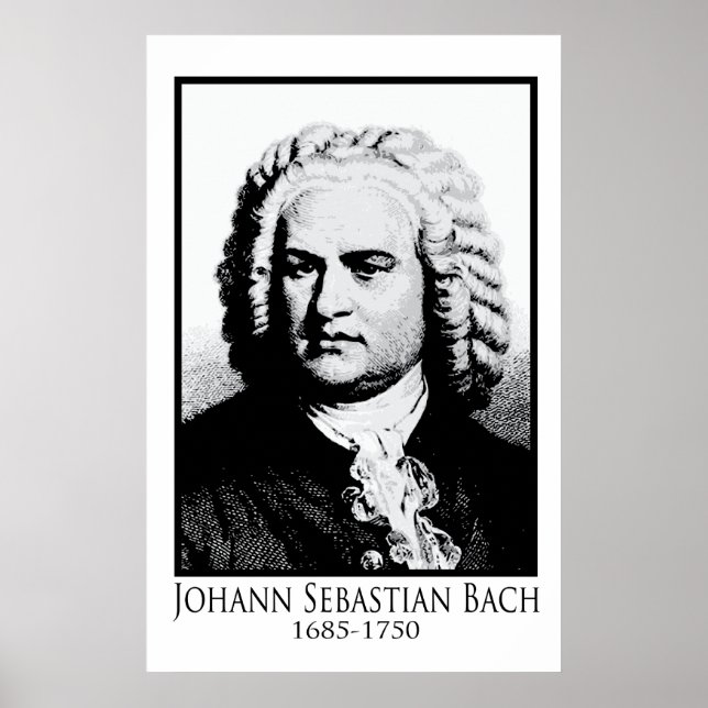 Johann Sebastian Bach Poster (Front)