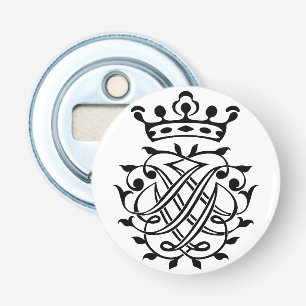 Johann Sebastian Bach Seal Crest Monogram Insignia Bottle Opener