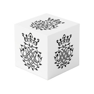Johann Sebastian Bach Seal Crest Monogram Insignia Cube