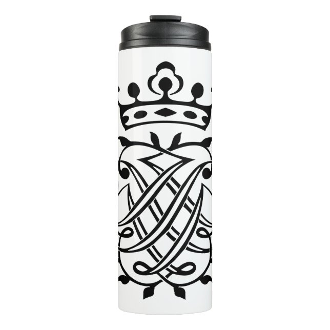 Johann Sebastian Bach Seal Crest Monogram Insignia Thermal Tumbler (Front)