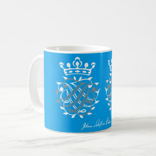 Johann Sebastian Bach Siegel x 2 Coffee Mug