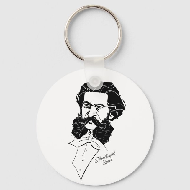 Johann Strauss Jr. Keychain (Front)