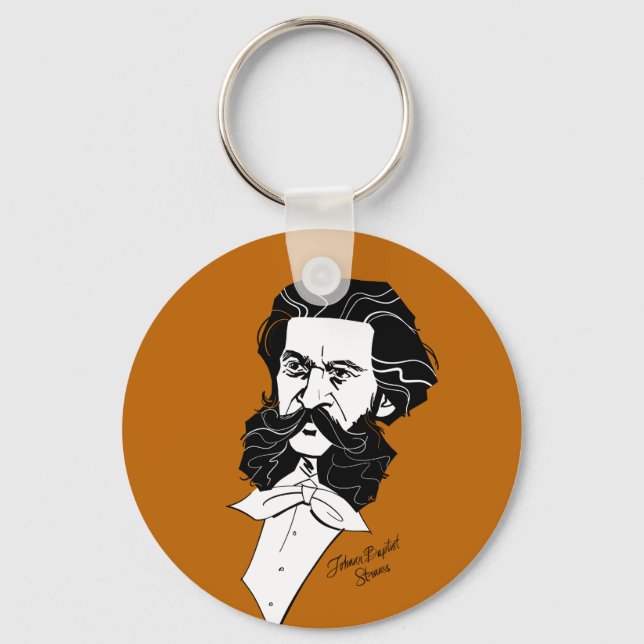 Johann Strauss Jr. Keychain (Front)