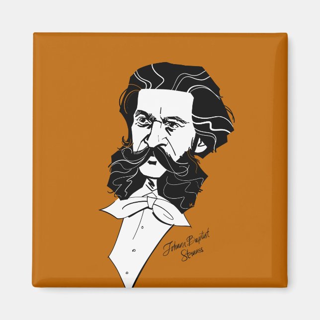 Johann Strauss Jr. Magnet (Front)