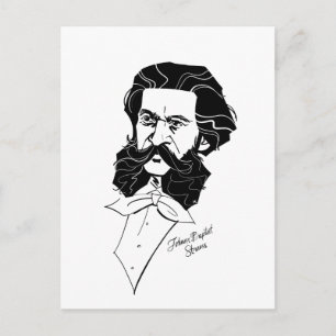 Johann Strauss Jr. Postcard