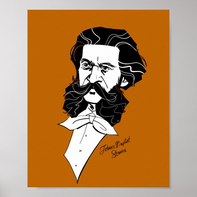 Johann Strauss Jr. Poster (Front)