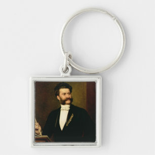 Johann Strauss the Younger, 1888 Keychain
