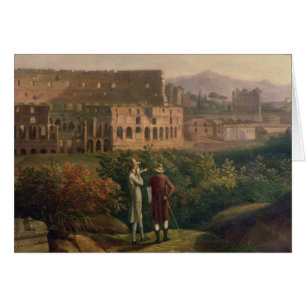 Johann Wolfgang von Goethe  visiting the