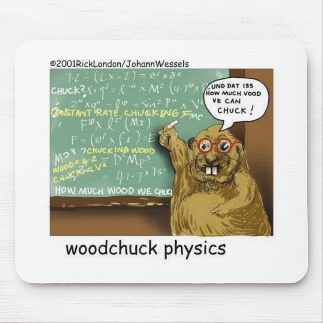 johann_woodchuck mouse pad (Front)