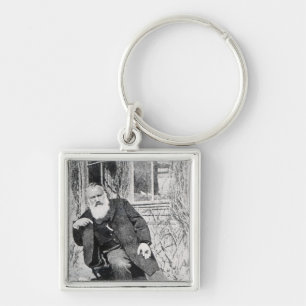 Johannes Brahms, c.1897 Keychain