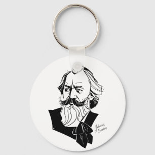 Johannes Brahms Keychain