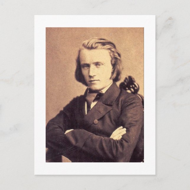 Johannes Brahms Postcard (Front)