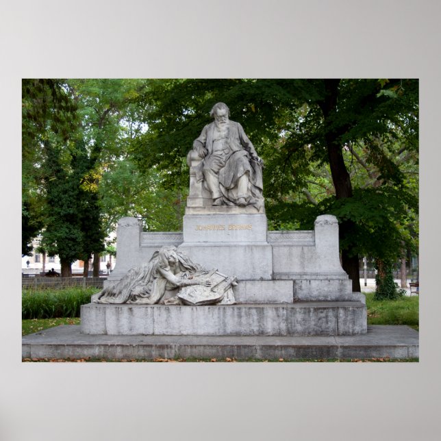Johannes Brahms Poster (Front)