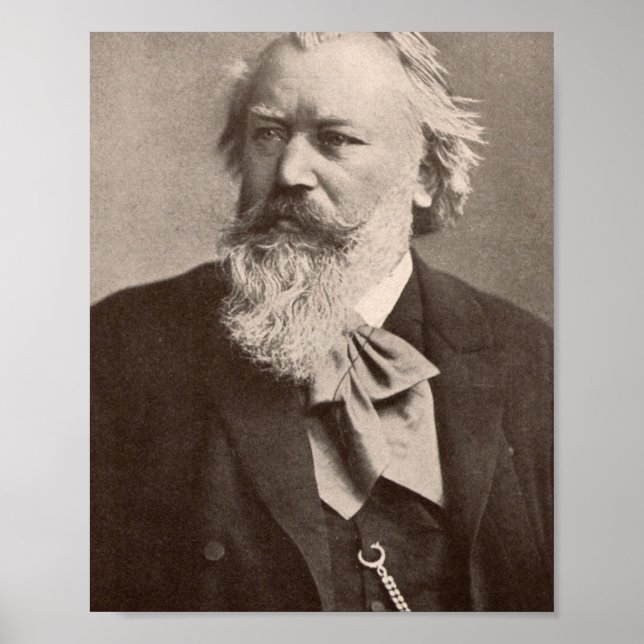 Johannes Brahms Poster (Front)