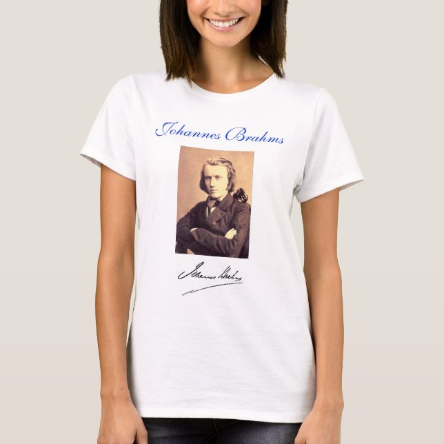 JOHANNES BRAHMS T-Shirt (Front)