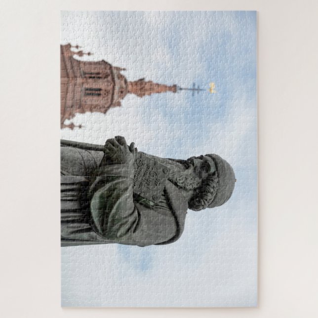 Johannes Gutenberg statue Jigsaw Puzzle (Vertical)