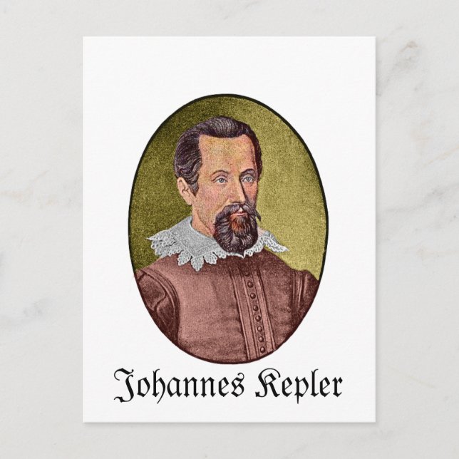 Johannes Kepler Postcard (Front)