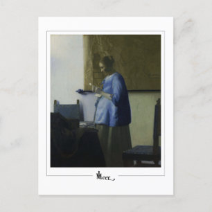 Johannes Vermeer #11 - Fine Art Postcard
