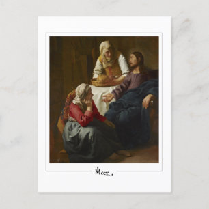 Johannes Vermeer #25 - Fine Art Postcard
