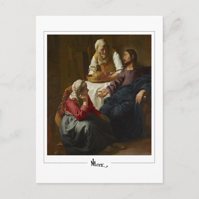 Johannes Vermeer #25 - Fine Art Postcard (Front)