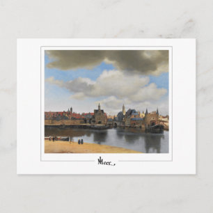 Johannes Vermeer #29 - Fine Art Postcard