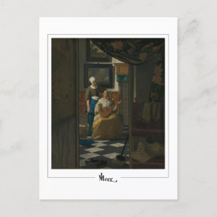 Johannes Vermeer #32 - Fine Art Postcard