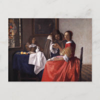 Johannes Vermeer - A Lady and Two Gentlemen