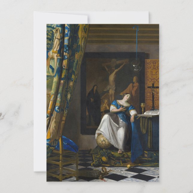 Johannes Vermeer - Allegory of Faith Invitation (Front)
