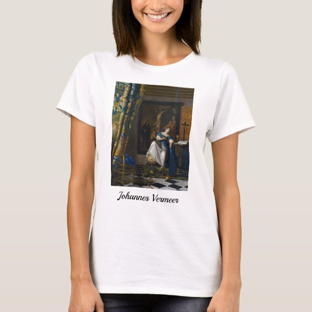 Johannes Vermeer - Allegory of Faith T-Shirt (Front)